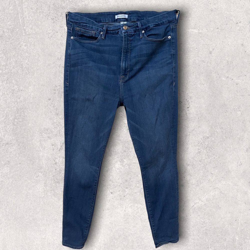 Good American high rise skinny jeans